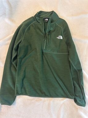 The North Face Forest Green Half-Zip Pullover